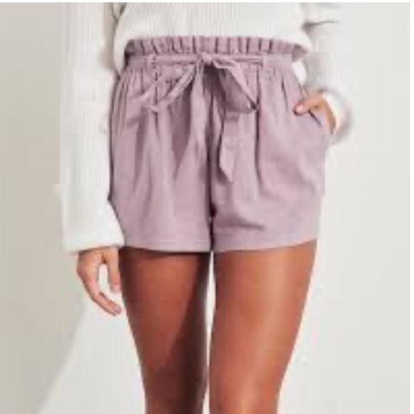 paperbag shorts hollister
